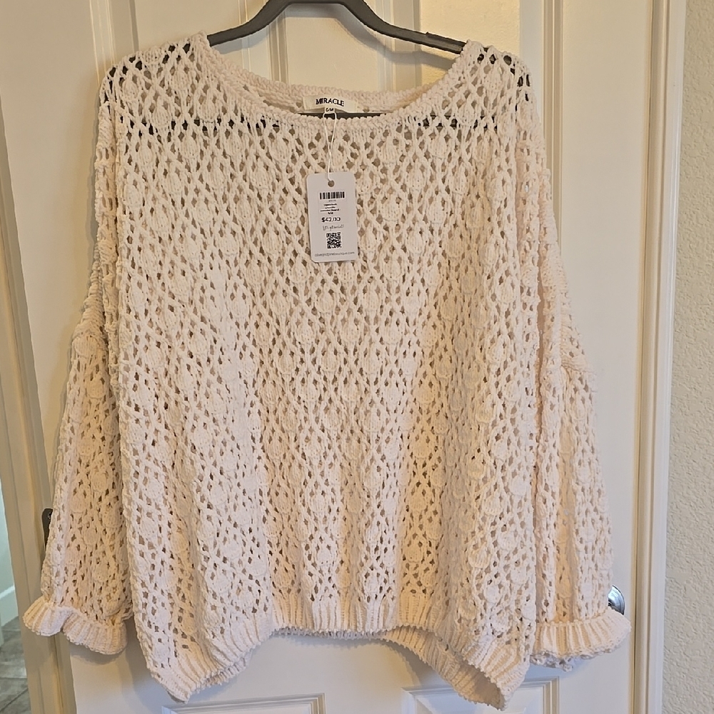 Miracle Women's Cream Sweater